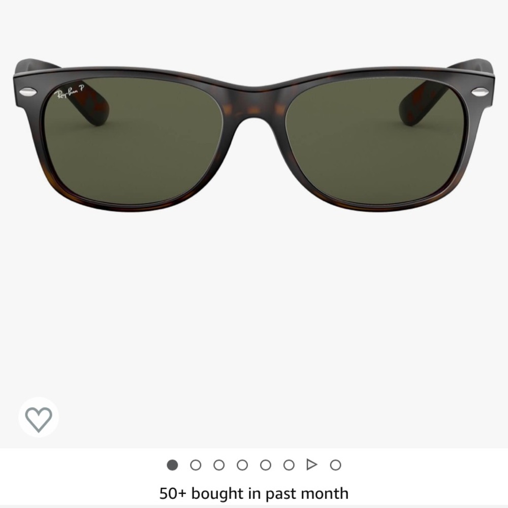 Sale!! New Polarized Ray Bans wayfarer brown sunglasses unisex